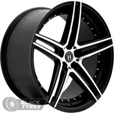 Harp Y-22 (Satin Black Machined Face) 10J×R20 5×112 ET40 DIA72.6