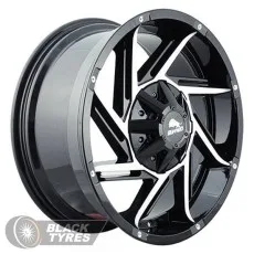 Buffalo BW-422 (Gloss Black Machined Face) 9J×R20 5×150 ET35 DIA110.1