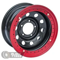 Off-Road-Wheels УАЗ (Черный с Красным ободом)