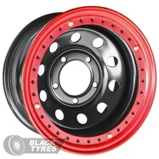 Off-Road-Wheels Ленд Крузер (Черный с Красным ободом)