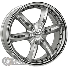 Antera 389 (Silver matt lip polished) 9.5J×R20 5×120 ET40 DIA74.1