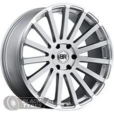 Black Rhino Spear (Silver with mirror cut lip edge) 9J×R20 5×150 ET25 DIA110.1
