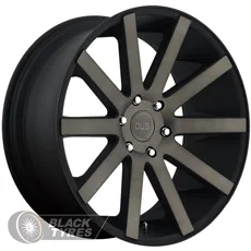 DUB Shot Calla (Black&Machined) 9.5J×R22 6×139.7 ET30 DIA78.1