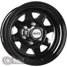 DOTZ Dakar dark (Black/polished) 7J×R16 5×114.3 ET36 DIA66