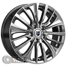 K&K Flanker (Дарк платинум) 6.5J×R17 4×100 ET45 DIA67.1