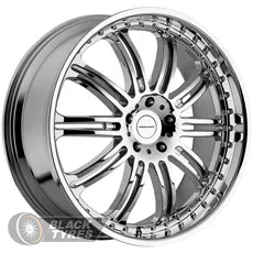 KMC KM127 (Chrome) 8.5J×R18 5×120 ET38 DIA74.1