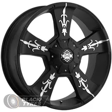 KMC KM668 (Black/Machined) 9J×R20 6×135 ET30 DIA100.5