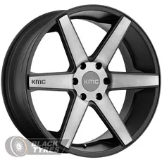 KMC KM704 (Black/Machined) 8.5J×R20 6×139.7 ET15 DIA106.25