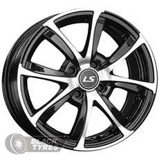 LS Wheels 313 (BKF) 7J×R17 4×100 ET45 DIA60.1
