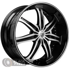 Lexani LX-7 (Black machined) 8.5J×R20 5×127 ET15 DIA78.1