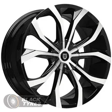 Lexani Lust (Black machined) 7.5J×R17 5×108 ET40 DIA73