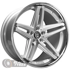 Lexani R-Five (Silver machined chrome lip) 8.5J×R20 5×130 ET35 DIA74.1