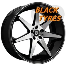 Lexani R-Fourteen (Black machined) 9J×R22 5×120 ET32 DIA74.1
