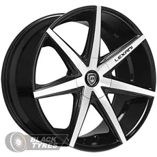 Lexani R-Seven (Black machined) 8.5J×R19 5×108 ET35 DIA74.1