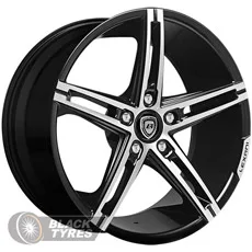 Lexani R-Three (Black machined) 8.5J×R19 5×112 ET50 DIA74.1
