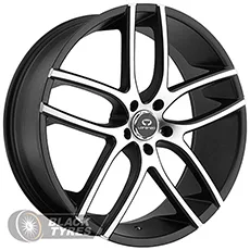 Lorenzo WL35 (Black/Machined) 8.5J×R20 5×114.3 ET38 DIA72.62