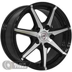 NZ SH580 (BKF) 5.5J×R13 4×100 ET40 DIA73.1