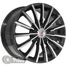NZ SH647 (BKF) 5.5J×R13 4×100 ET40 DIA73.1