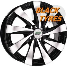 Nitro Y465 (BFP) 5.5J×R14 4×100 ET43 DIA60.1