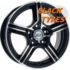 Nitro Y738 (BFP) 6J×R14 4×100 ET43 DIA60.1